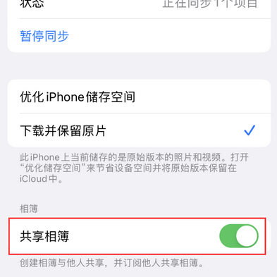 松山湖管委会苹果手机维修分享在iPhone上找不到共享相簿怎么办 